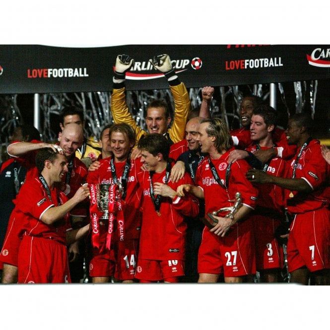 Carling Cup Team Postcard